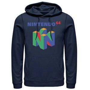 Nintendo 64 Hoodie • Official Licensed • Retro N64 Logo • Black • Unisex